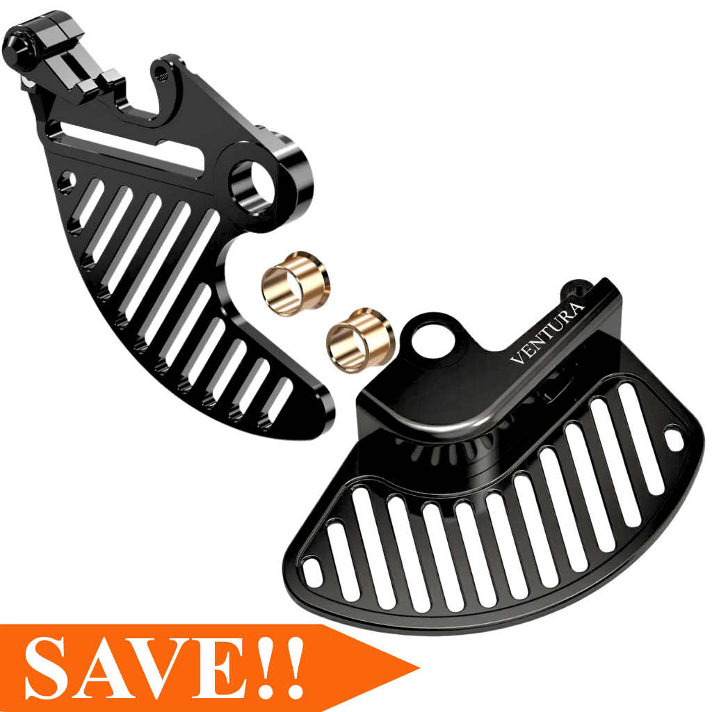 (COMBO) Billet Aluminum Front And Rear Disc Guard for For KTM Husqvarna Gas Gas Stark Varg