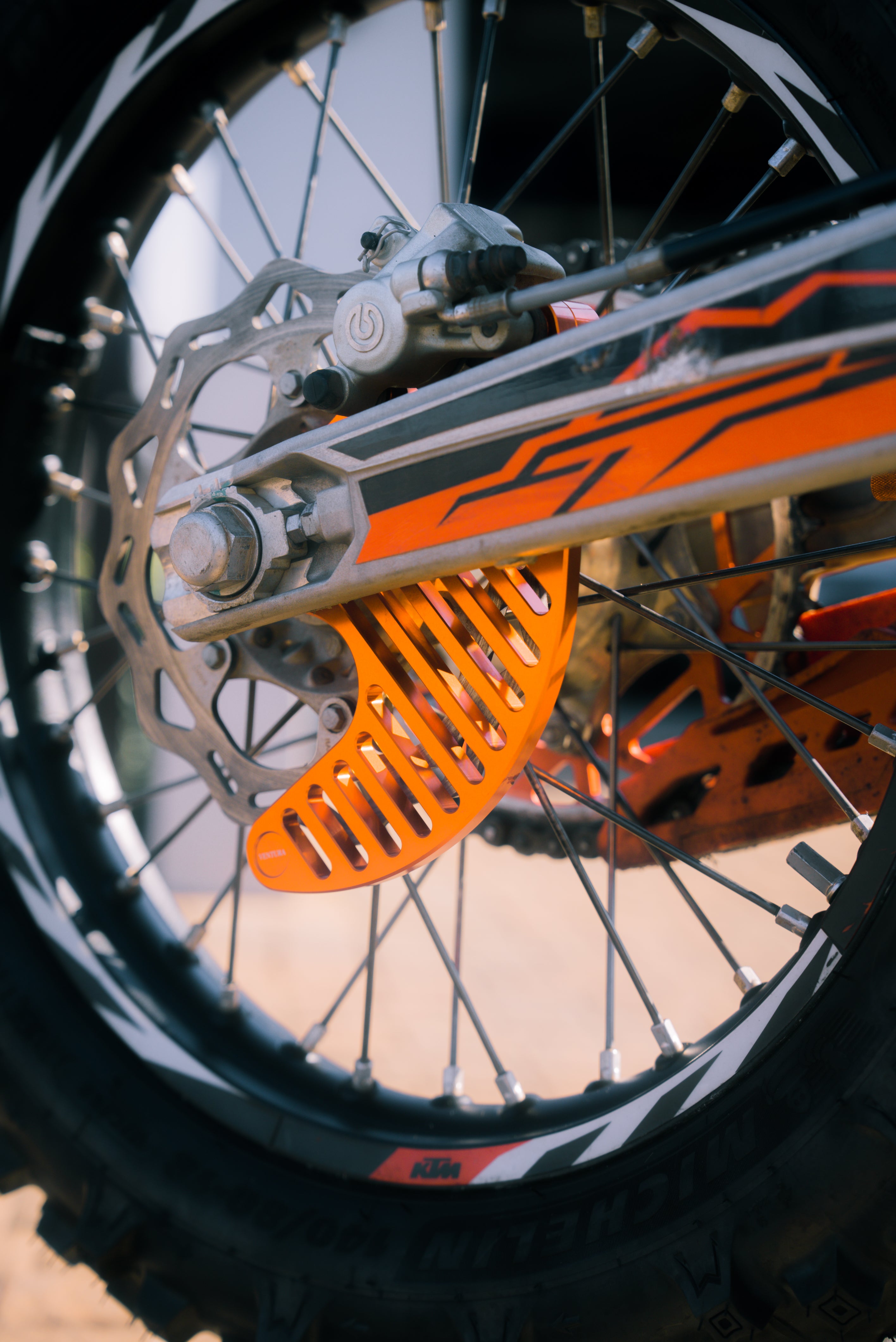 Billet Aluminum Rear Brake Disc Guard For KTM Husqvarna Gas Gas Stark Varg